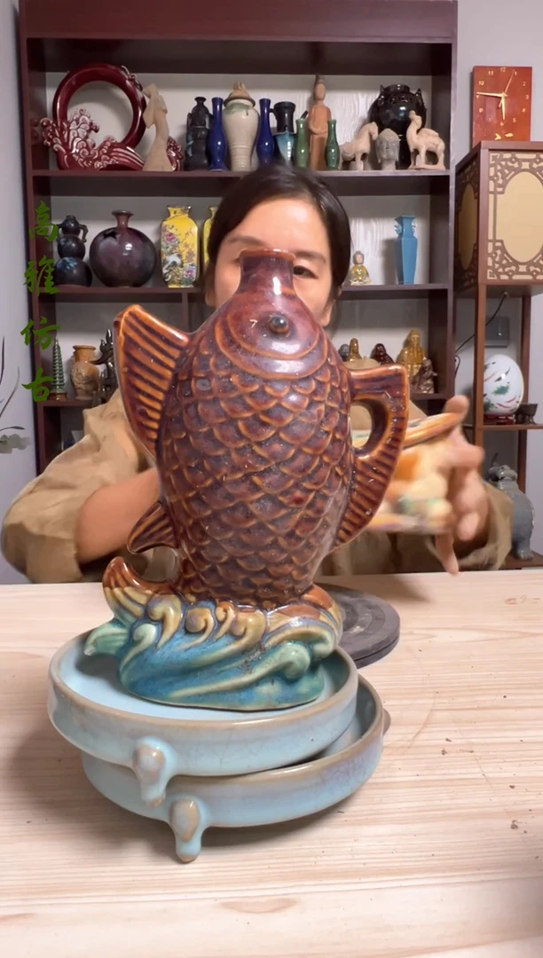 复古福**堂高雅仿古瓷器摆件