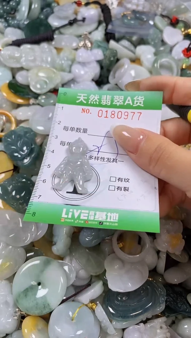 翡翠未镶嵌颈饰闪购0180977