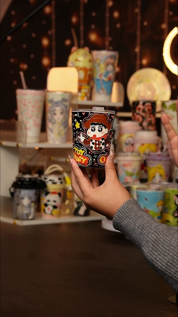 (玉泥）景德镇手工手绘文创陶瓷杯