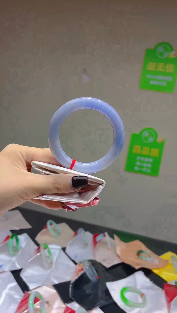未镶嵌手镯翡翠天然缅甸A货翡翠手镯  定金