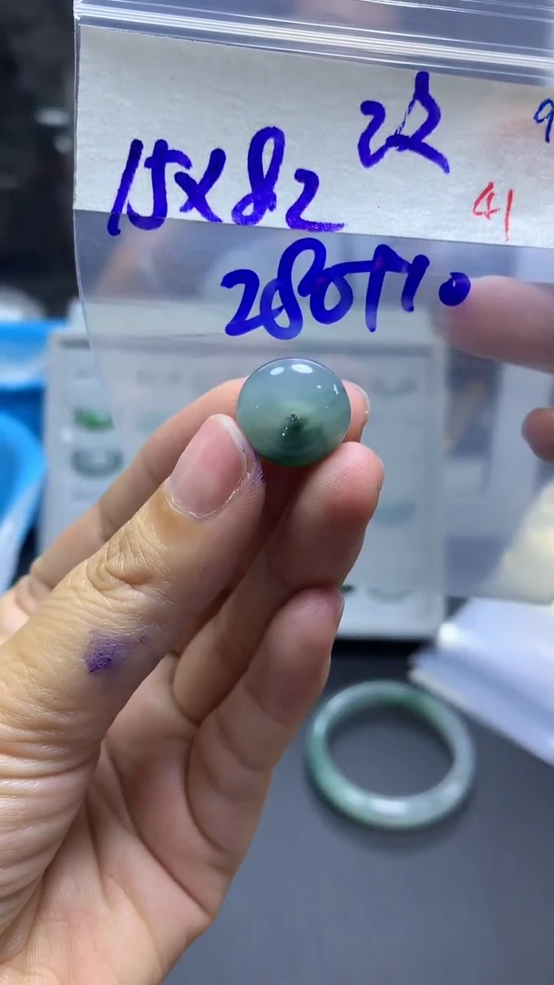 未镶嵌定制翡翠毛货需精细抛光拍一发一