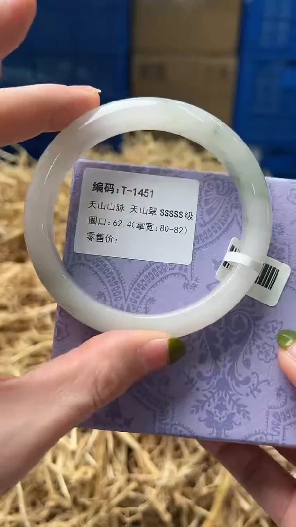 未镶嵌手镯石英质玉T1451