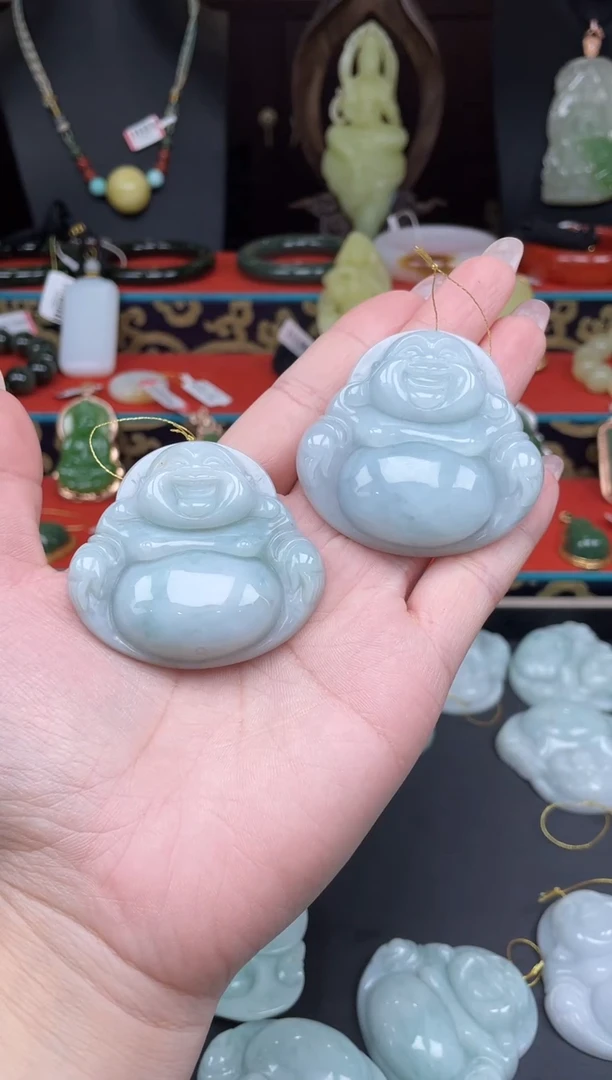 翡翠未镶嵌颈饰吊坠b109