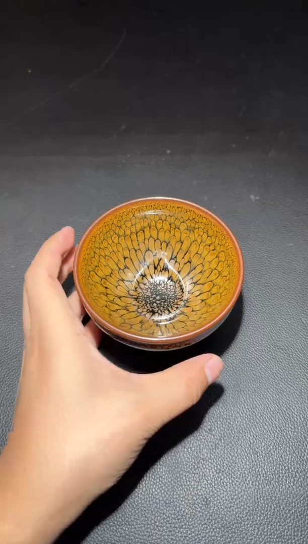 茶盏何定欣代表作鹧鸪斑2