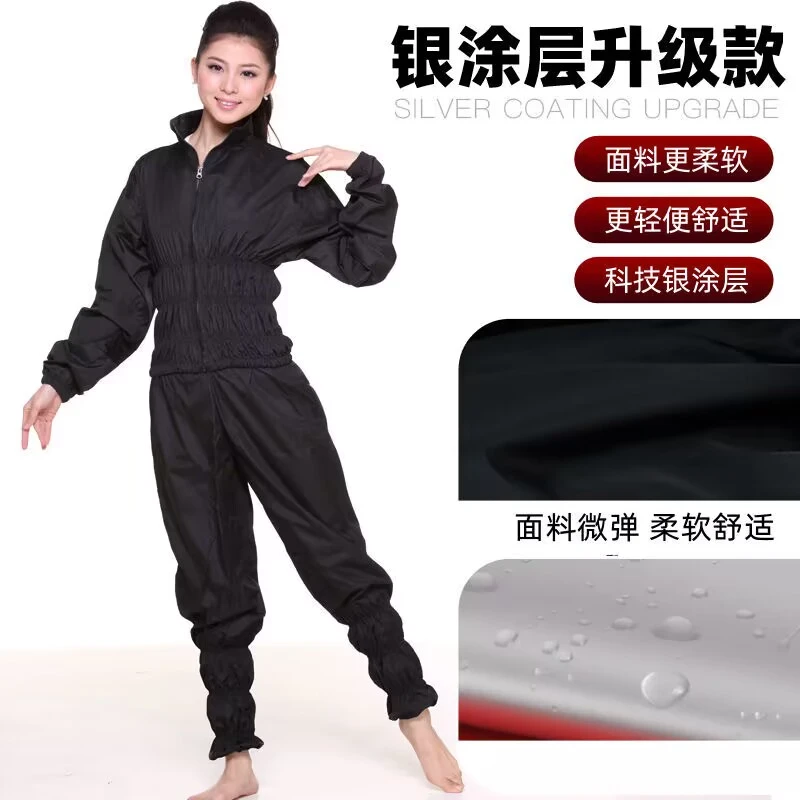 依更美暴汗服女套装爆汗裤加强版暴汗服减脂瘦身跑步燃脂控体服