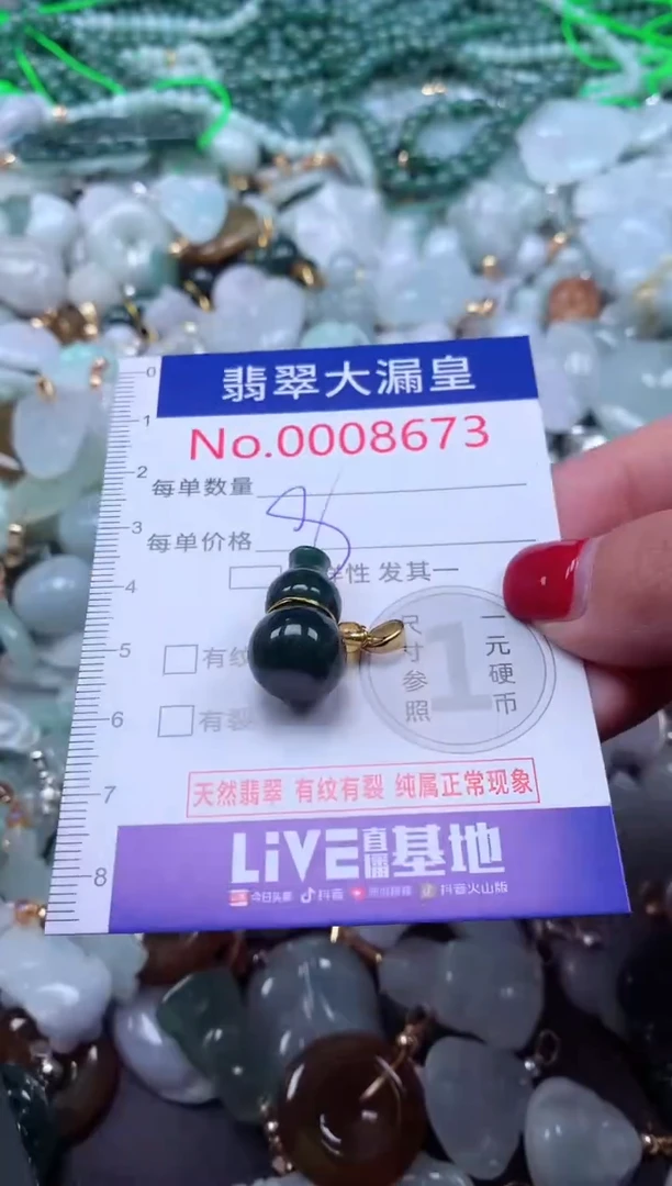 颈饰未镶嵌翡翠8673