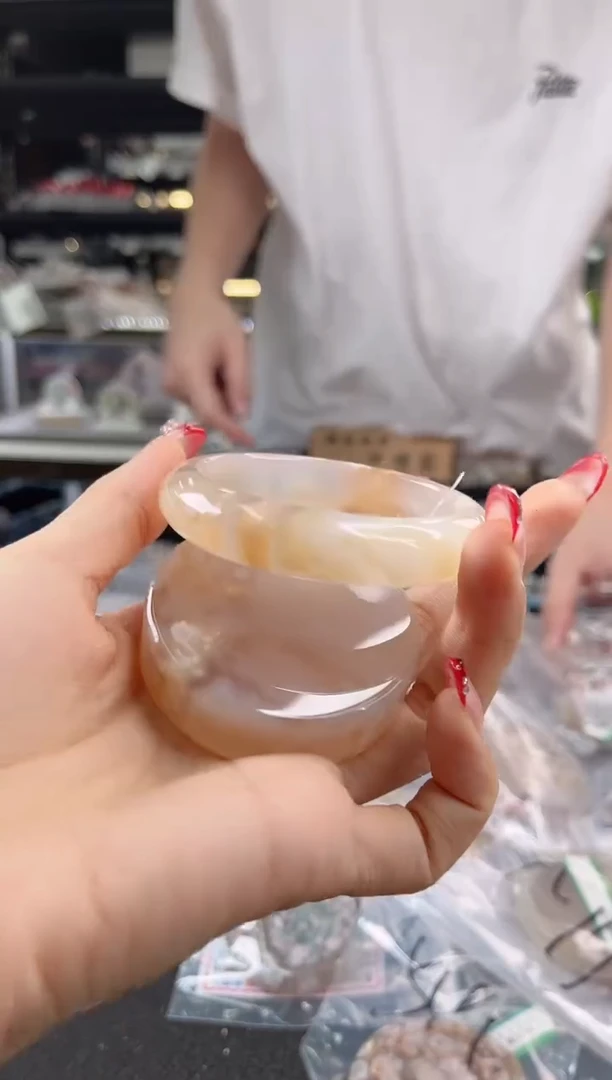 未镶嵌手镯石英质玉55圈口（赠品镯心）1336565