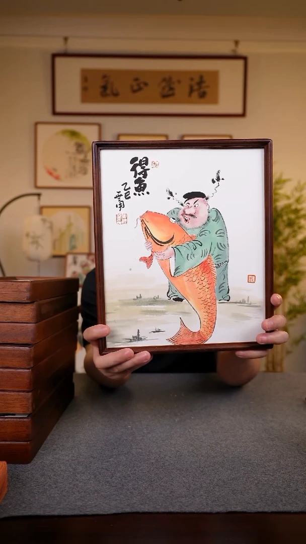 竖款鹿鸣现代美术馆-仲维利老师作品