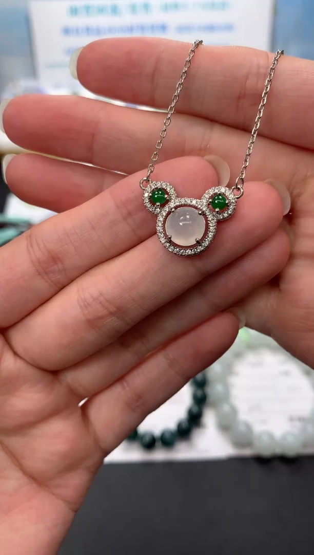 定制翡翠银S925镶嵌模式推广期48小时鉴赏期