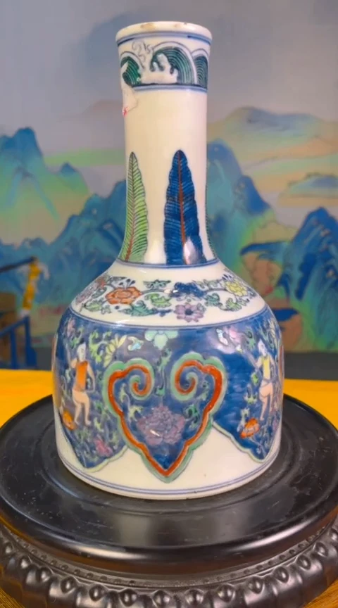 摆件景德镇陶瓷青花摆件38