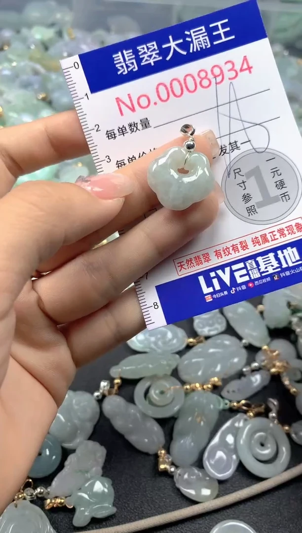颈饰未镶嵌翡翠8934