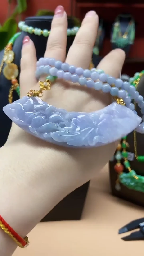 未镶嵌翡翠耳饰吊坠