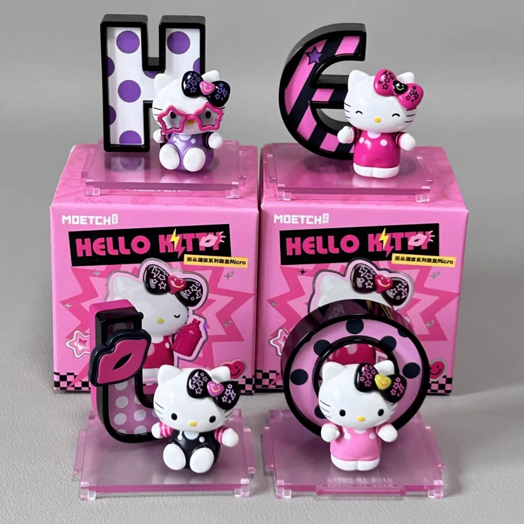 (代拆)正版新品Hello Kitty街头潮变系列微盒潮玩手办摆件礼物