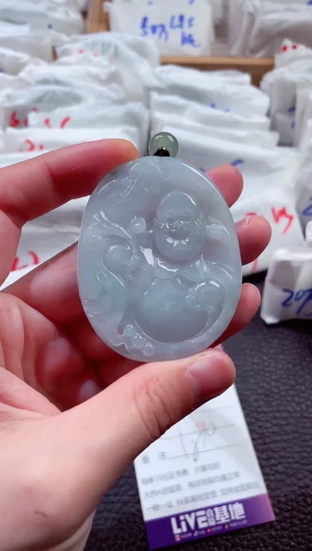 翡翠未镶嵌颈饰00004465