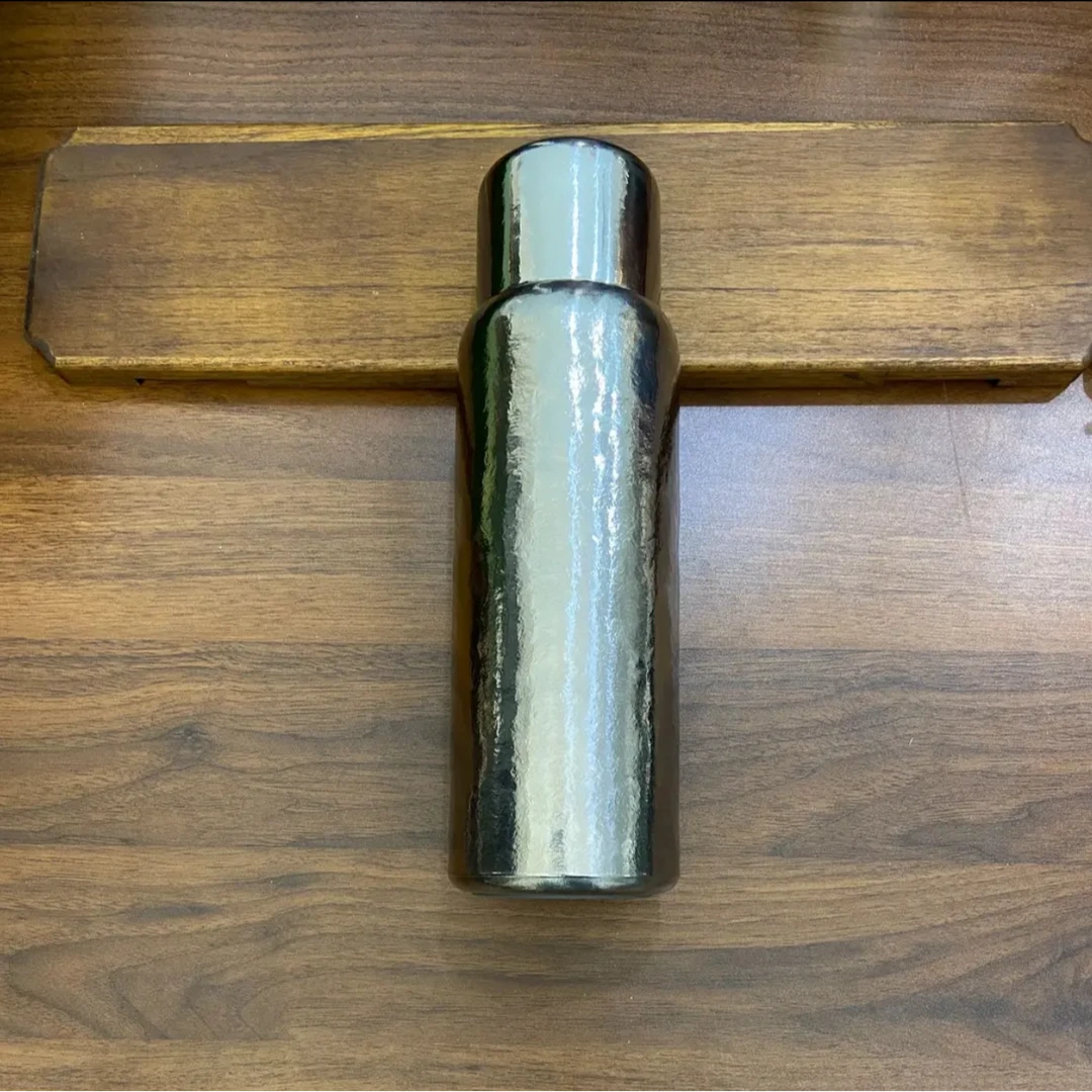 户外车载纯钛日式水壶600ml大容量保温壶旅行壶加长钛茶滤钛底