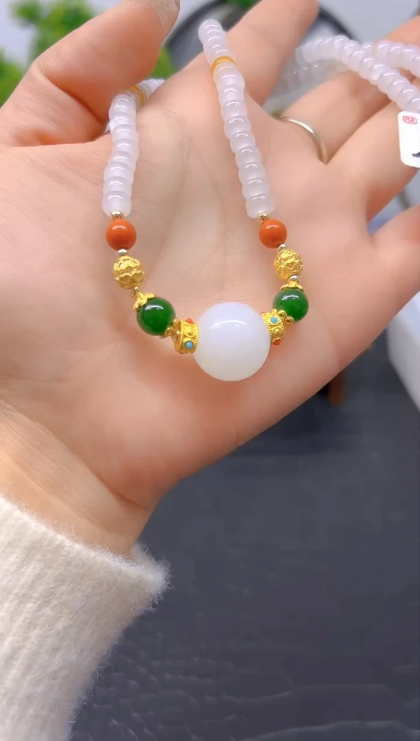 【闪购商品】和田玉毛衣链未镶嵌M293