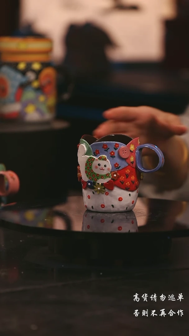 陶瓷景德镇可爱设计师款陶瓷