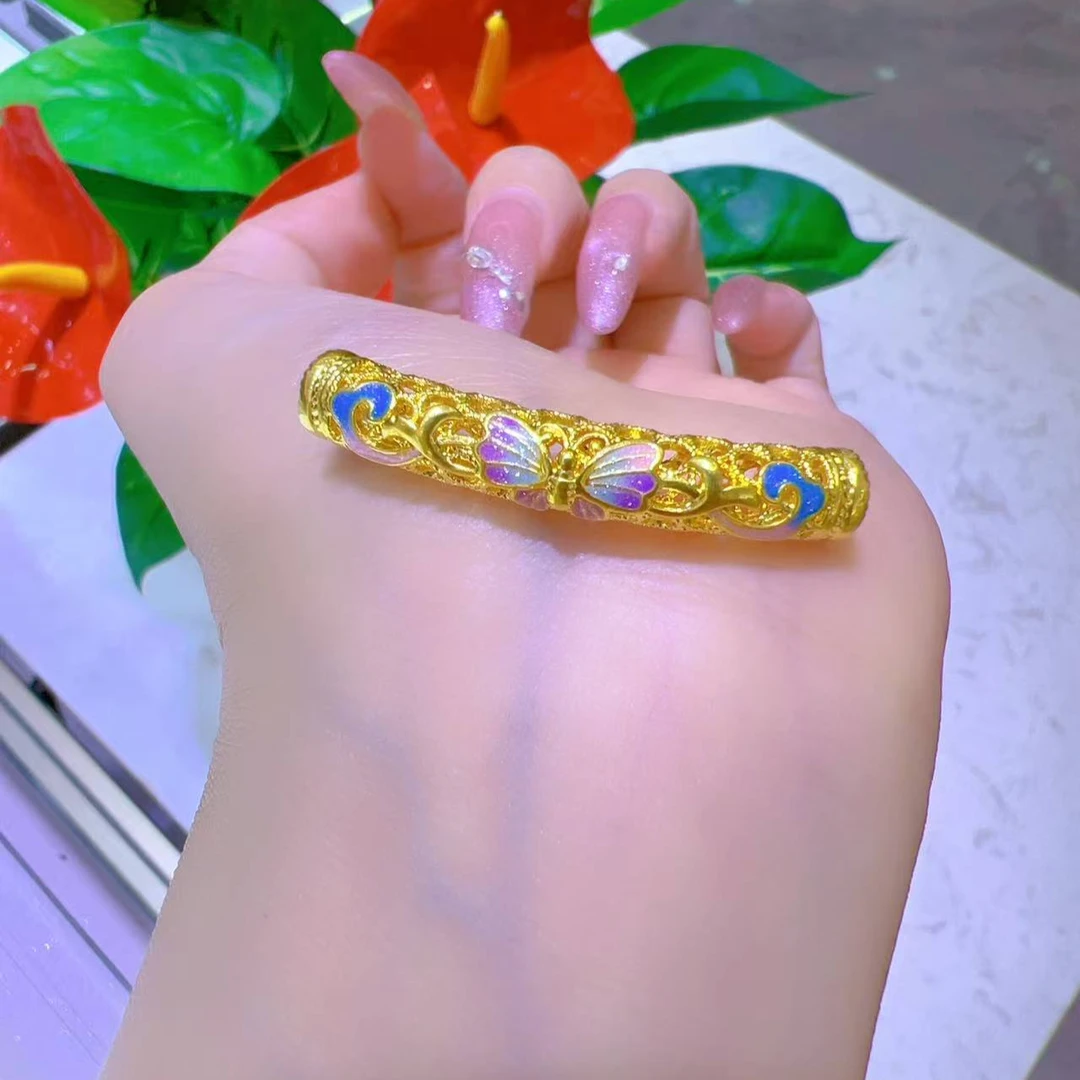 【琪琪专属】足金999七夕礼物投资金 祥云弯管 赠合金链 多退少补