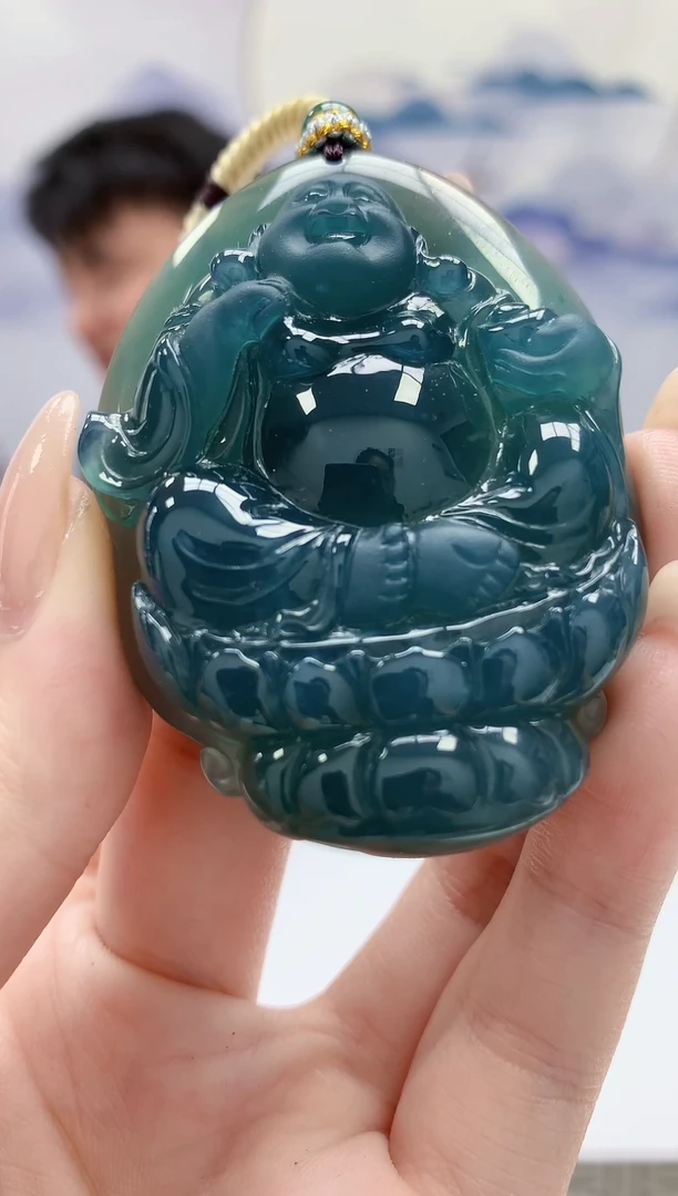 定制翡翠未镶嵌5060jw-毛货挂件41