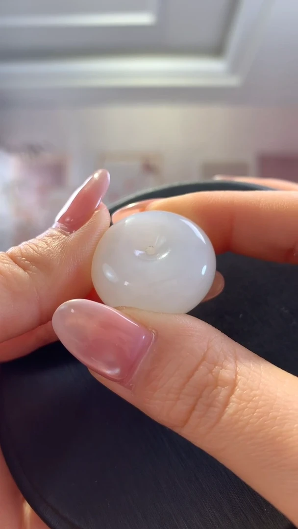 未镶嵌和田玉挂件白玉平安扣