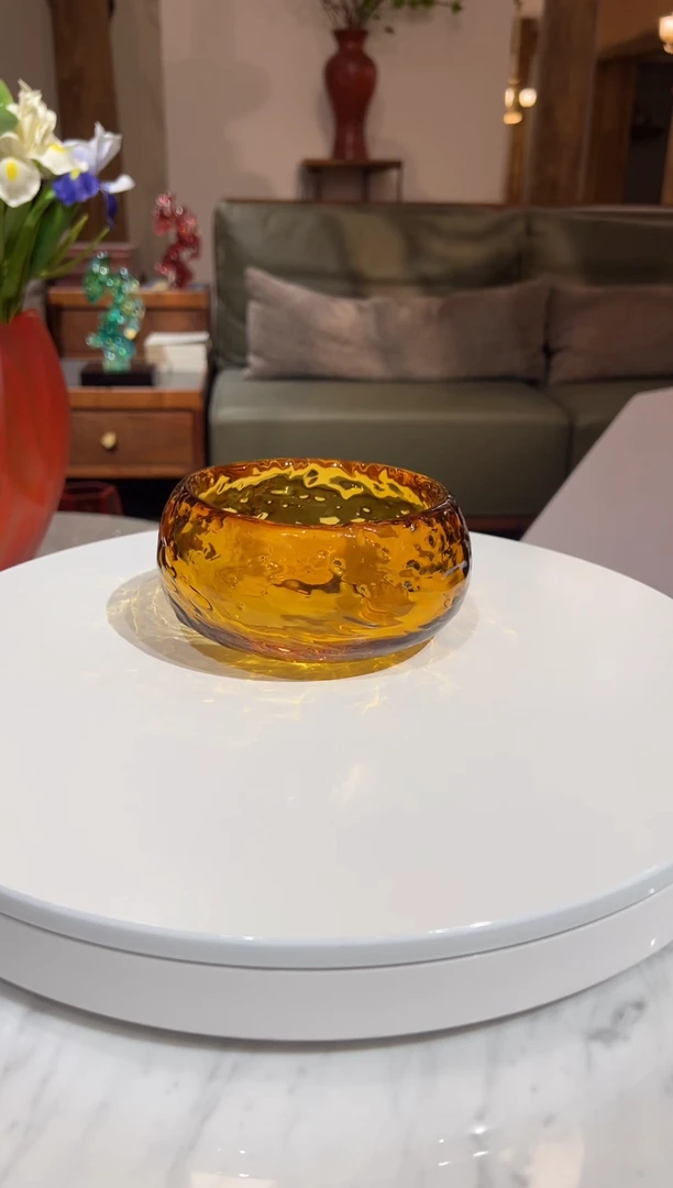 【闪购商品】茶宠AJ01009琥珀色小果碗