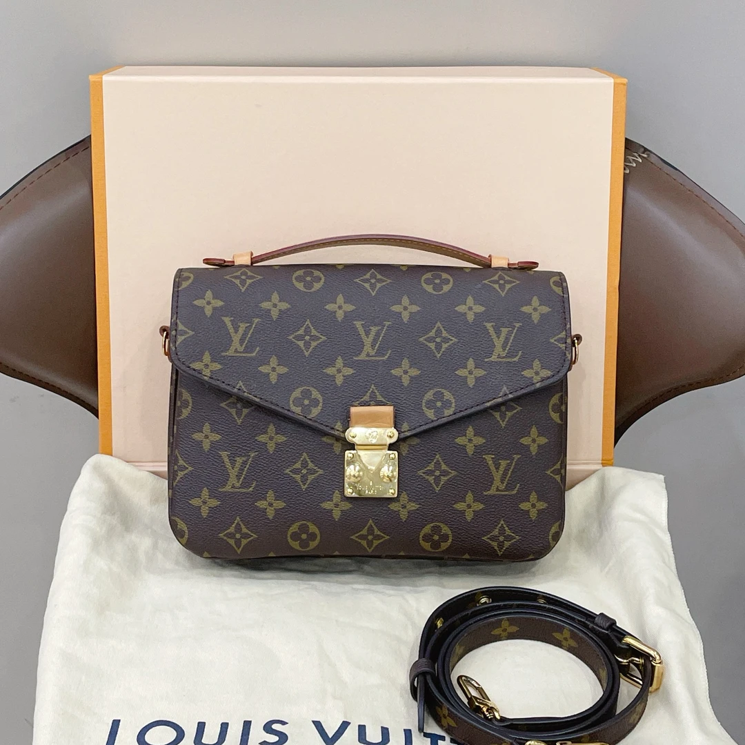 95新 LouisVuitton/路易威登 97新老花邮差包20年
