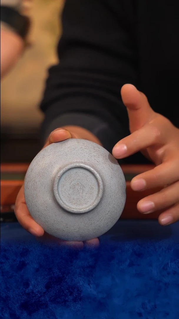 紫砂 宜兴紫砂 FY 海蓝  盖碗