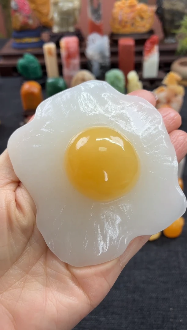 昌化石印石煎蛋