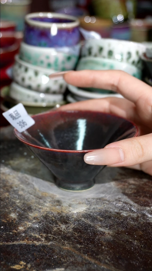 摆件精品窑变钧瓷茶器