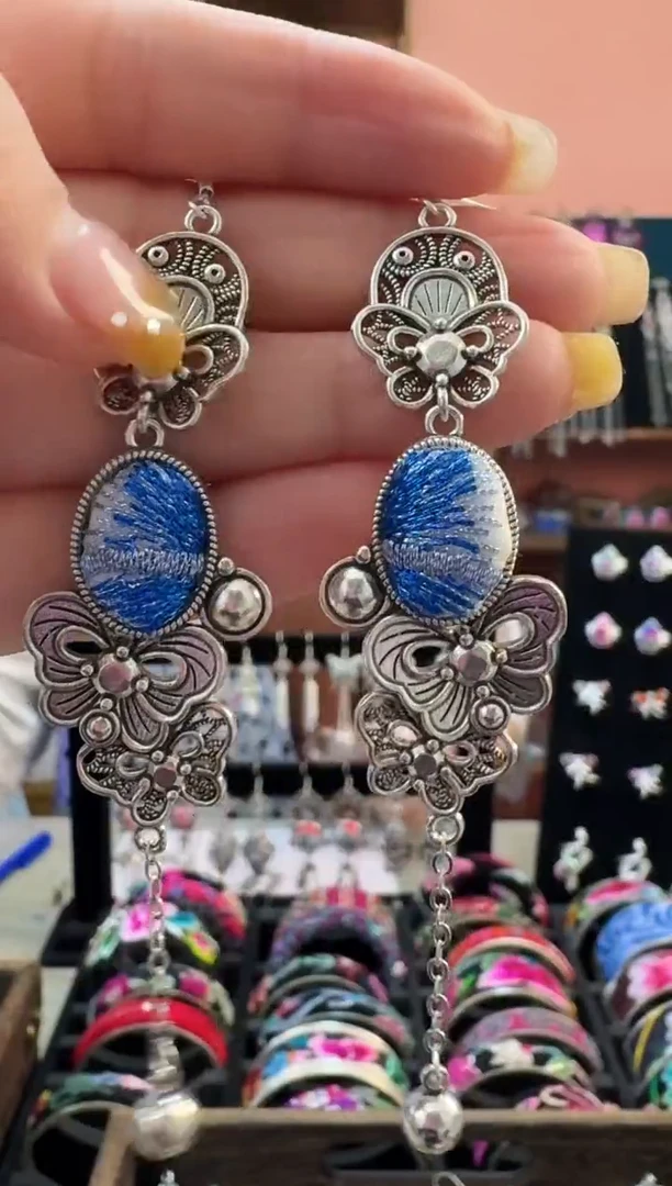 织绣艺枝独绣老绣饰品120