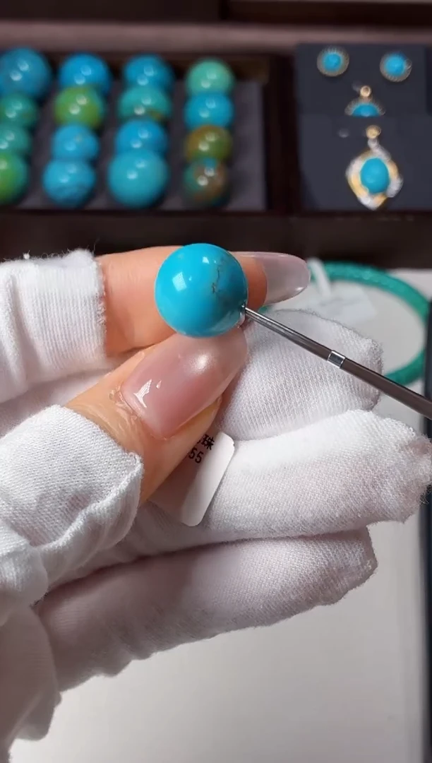 未镶嵌绿松石吊坠1