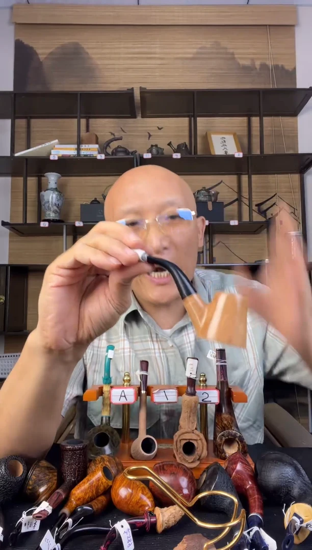 石楠木纯手工意大利石楠木烟斗