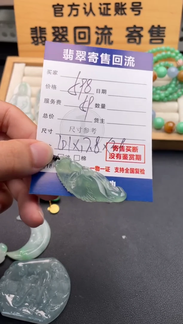颈饰未镶嵌翡翠10146608