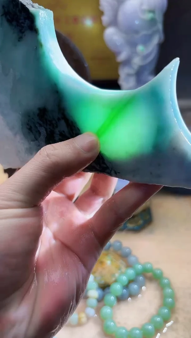 未镶嵌挂件翡翠A货张麦8713