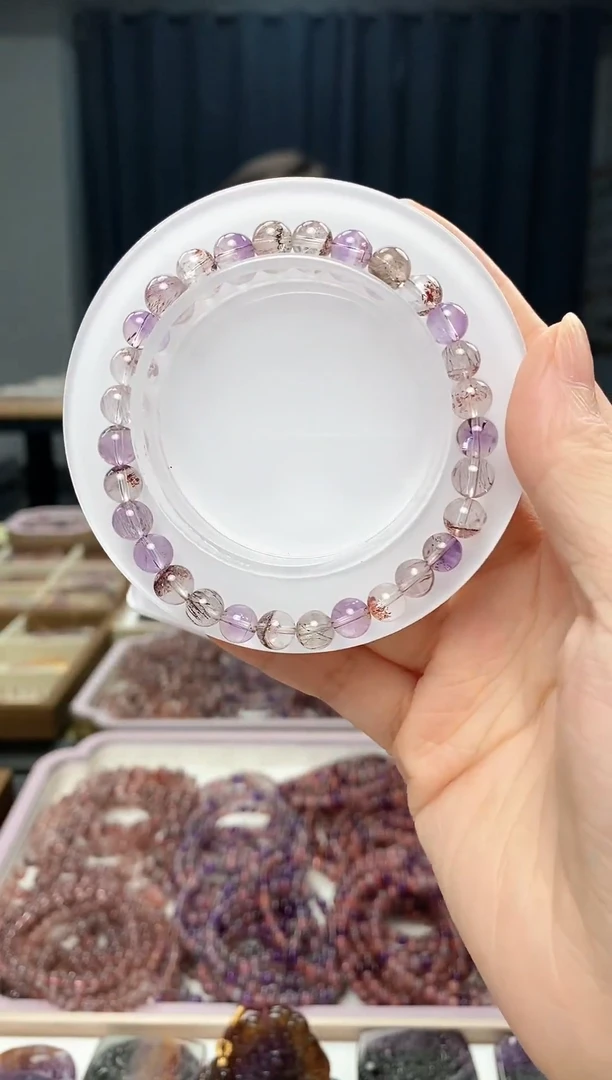 未镶嵌手串水晶超七 多样性发一