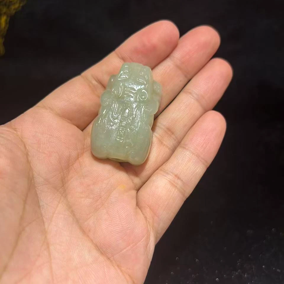 【程田文物】和田玉兽250916-107