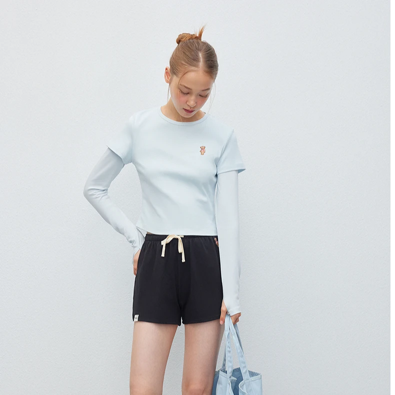 [bearnova]TeenieWeenie小熊T恤女2025秋季新款女装YTRW253701A