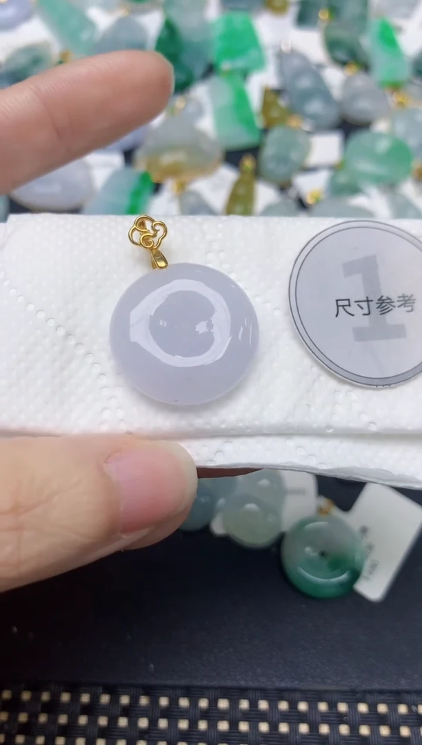 颈饰未镶嵌翡翠天然缅甸A货翡翠