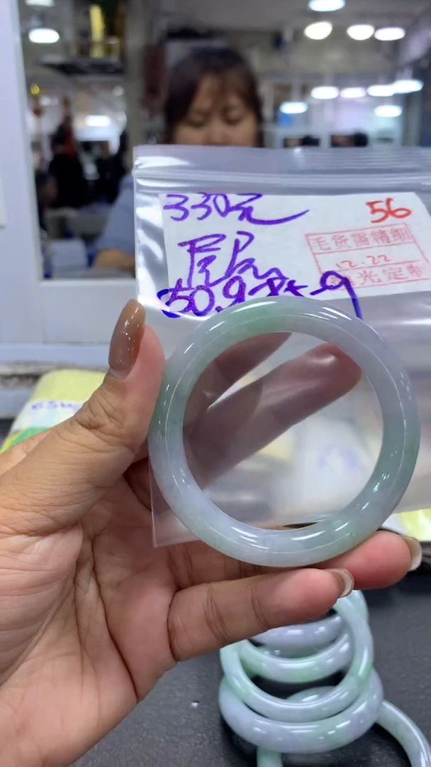 未镶嵌定制翡翠层**叠毛货需精细抛光+拍一发一+56