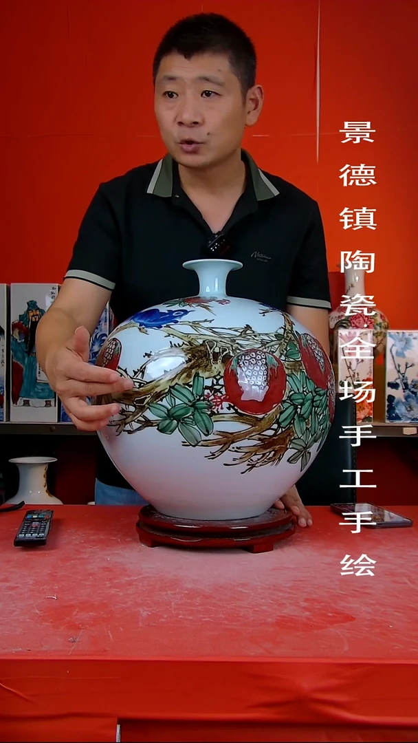 摆件景德镇陶瓷 全场手工手绘15