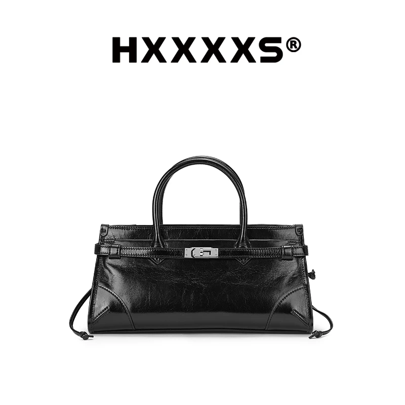 【周年限定】HXXXXS时尚百搭油蜡手提包女高级感单肩云朵斜挎包