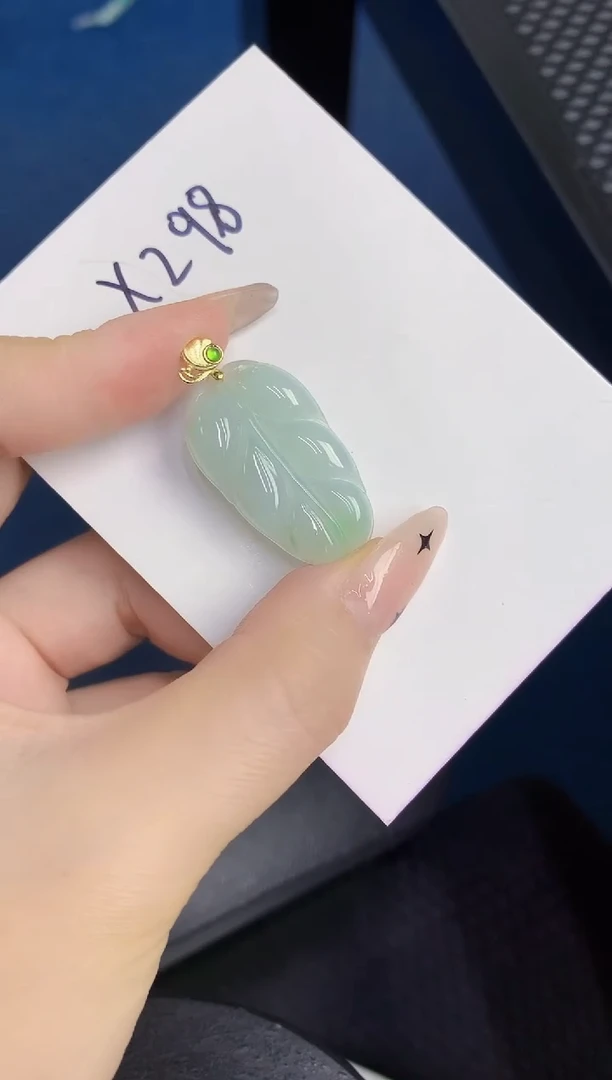 颈饰未镶嵌翡翠缅甸天然翡翠A货