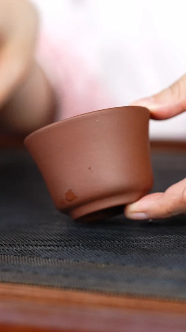 茶壶紫砂深井紫泥若深杯