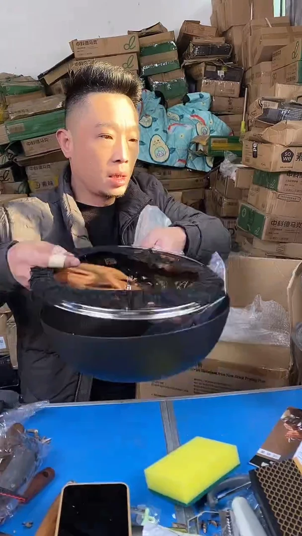 1素味万锤煎炒锅28有盖