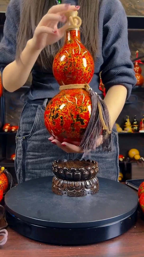 天然大漆酒葫芦直播间