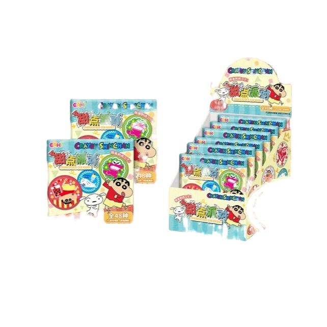 【拆包】蜡笔小新 刺绣吧唧  亿奇EAKI正版授权 甜品派对徽章盲盒