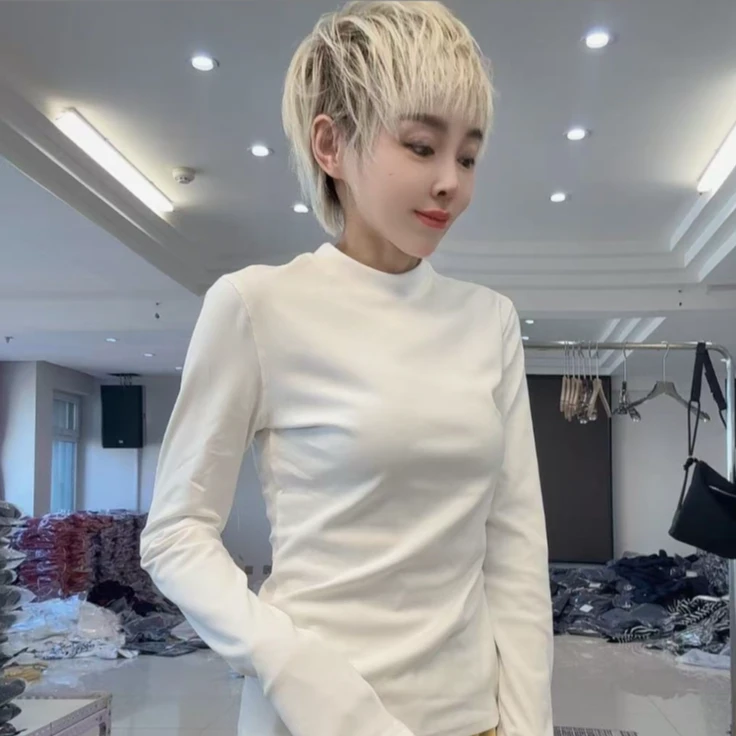 潮流款1528白色净版卫衣