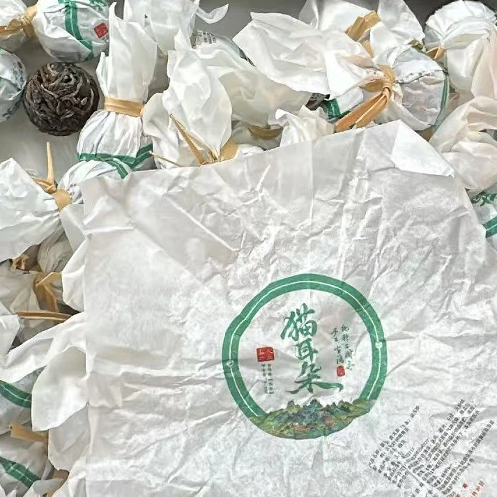 124号茶农 2026年春白莺山猫耳朵古树生茶龙珠3.5g/颗-0630019