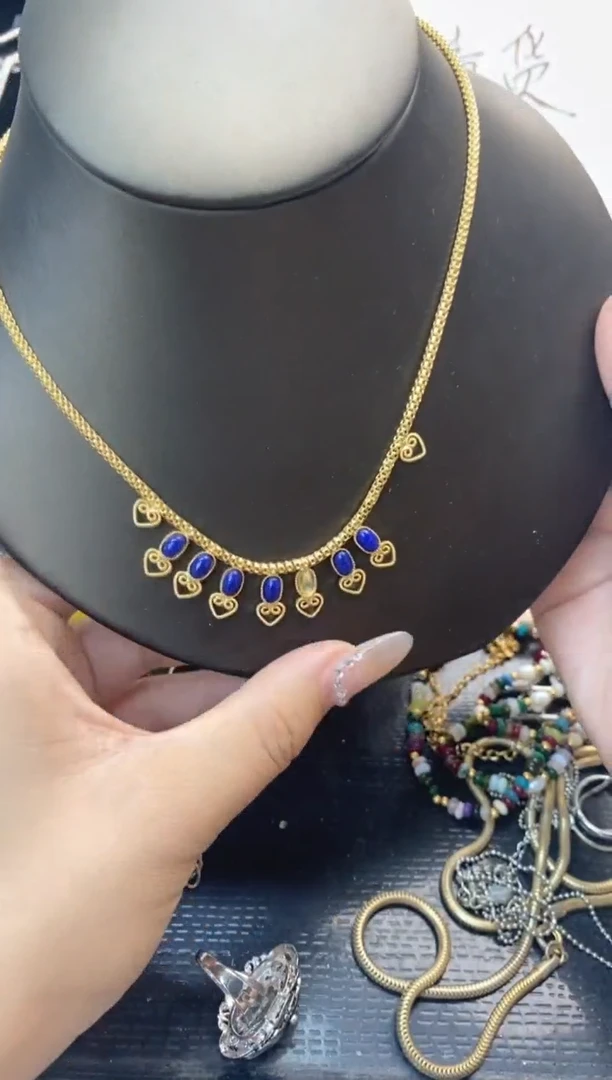 珐琅铁合金锐锐中古首饰默认微瑕编号1