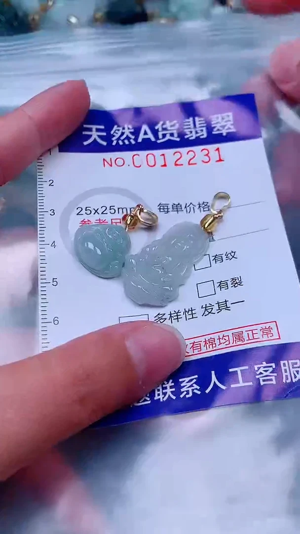 吊坠(不含链)未镶嵌翡翠1